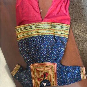 Colorful Embroidered Ethnic Matching Set - AK Garments size 18